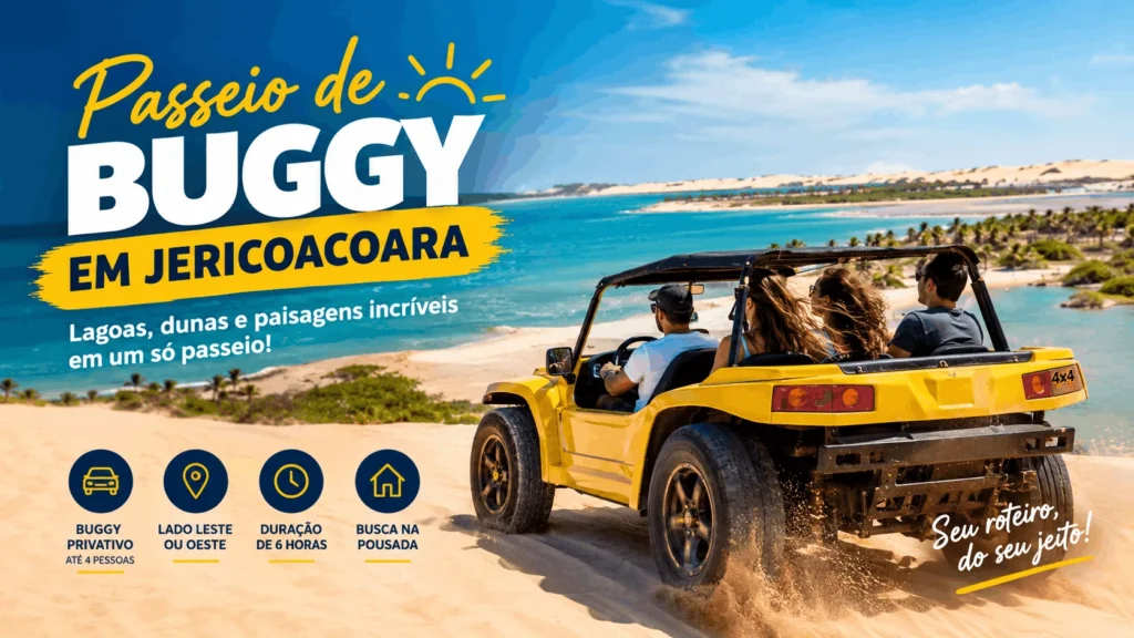 passeio de buggy em jericoacoara