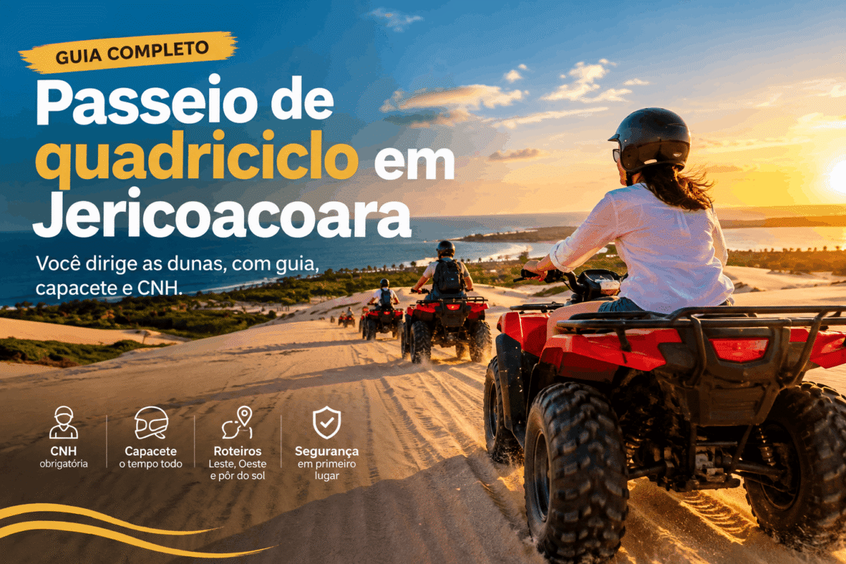 Passeio de quadriciclo em Jericoacoara