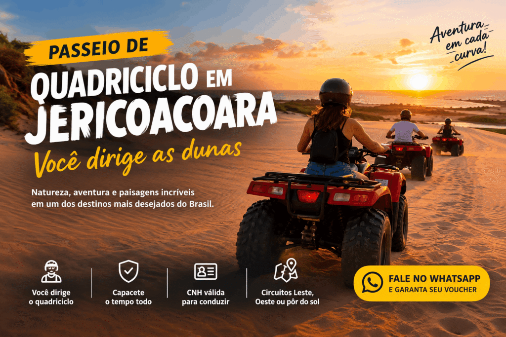 Passeio de quadriciclo em Jericoacoara